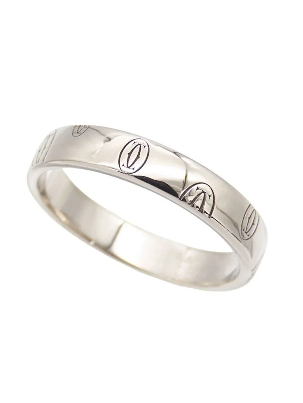 Cartier Happy Birthday Ring White Gold 18K 60